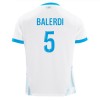 Conjunto (Camiseta+Pantalón Corto) Olympique de Marseille Balerdi 5 Primera Equipación 2024-25 - Niño